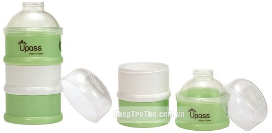 Hộp đựng sữa 3 ngăn không BPA Upass UP8002C