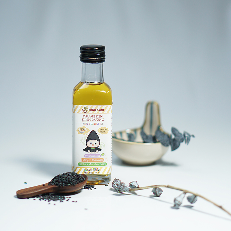 Dầu mè đen dinh dưỡng Sống Sạch 100ml