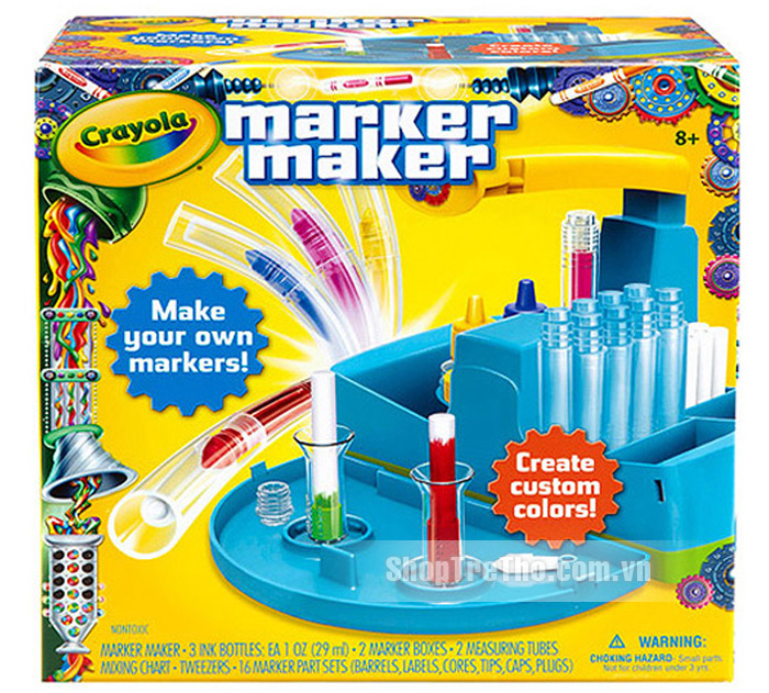 máy chế tạo bút lông Crayola