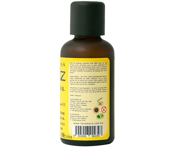 Dầu thoa ấm & chống đầy hơi cho bé Tanamera 50ml