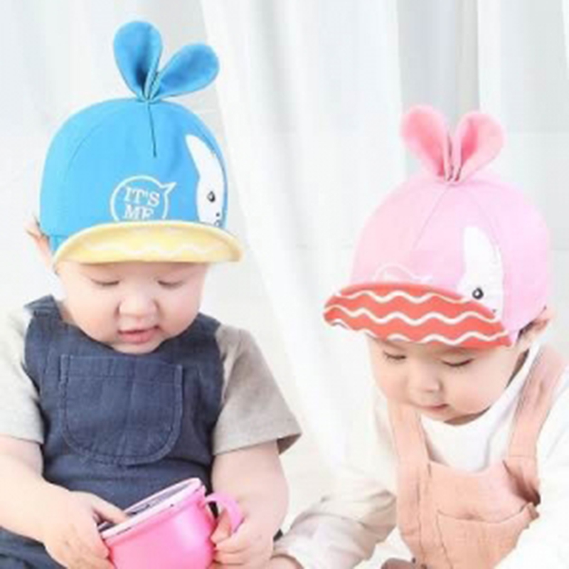 Mũ lưỡi trai hình mặt thỏ trơn PNC