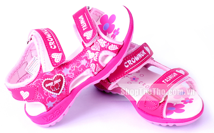 Dép sandal cao cấp Crown cho bé gái GD-324