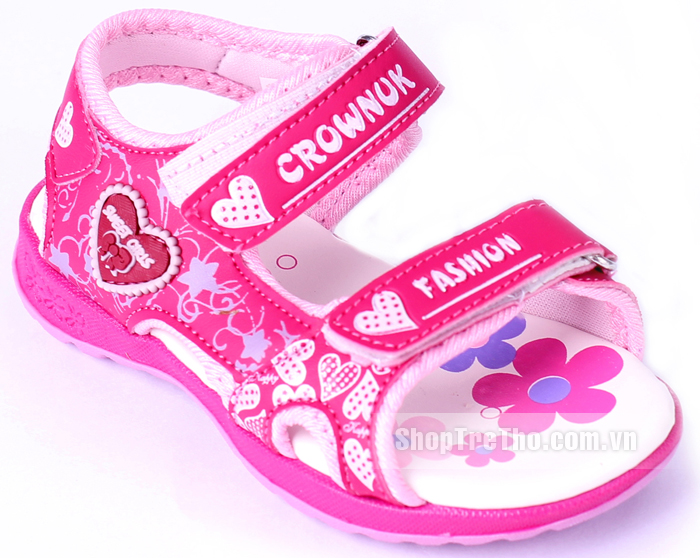 Dép sandal cao cấp Crown cho bé gái GD-324