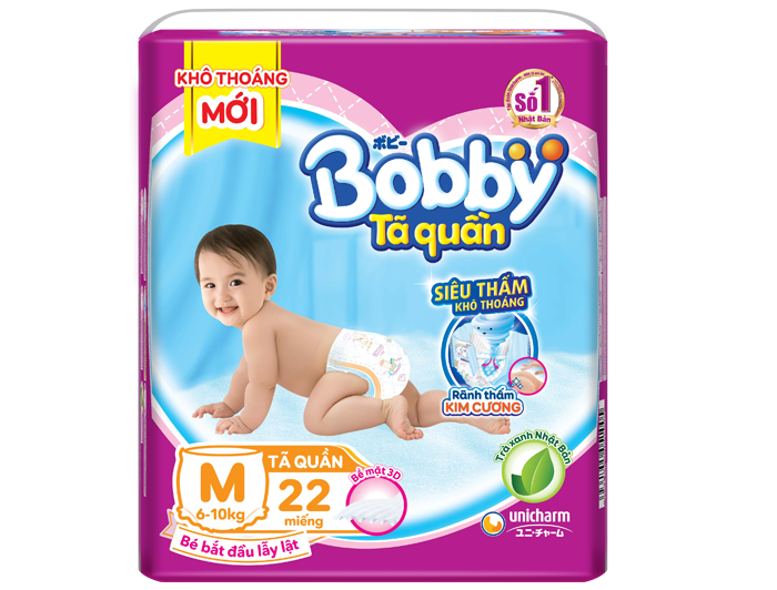 Tã - bỉm quần Bobby M22