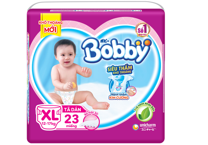 Bỉm Bobby XL23 (siêu mỏng)