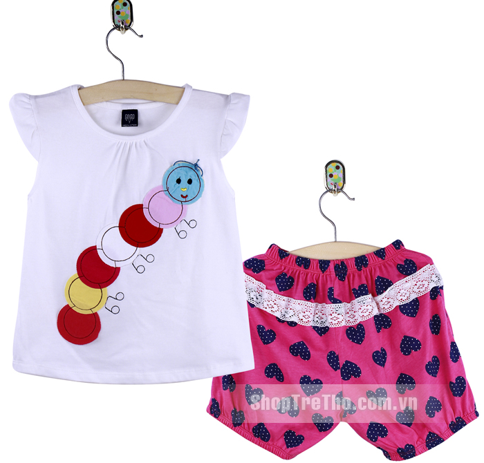 Bộ bé gái con sâu 074