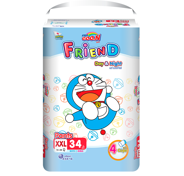 Bỉm quần Goo.N Friend XXL34