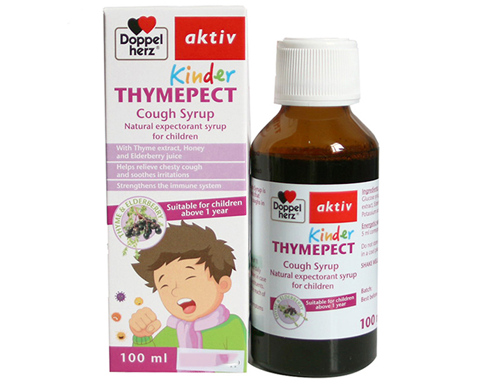 Siro trị ho Doppelherz Kinder Thymepect (100ml)