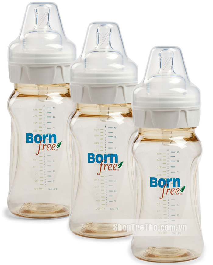  bình sữa Born Free nhựa PES cao cấp 260ml 