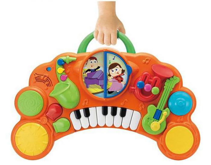 Đồ chơi đàn Piano kèm 10 nhạc cụ Bkids 003398