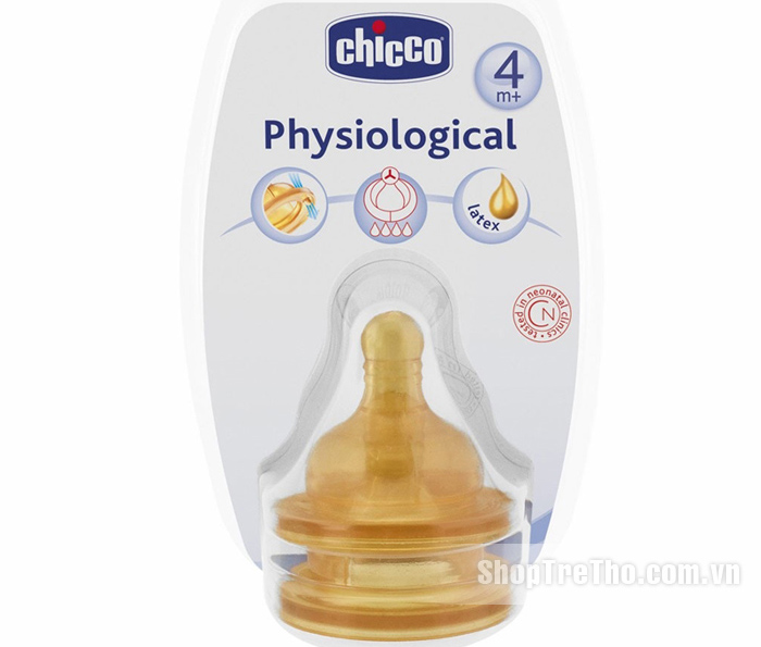 Núm ty cao su chống đầy hơi Chicco dòng chảy nhanh 4M+ 