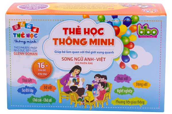 Bộ thẻ học thông minh 16 chủ đề