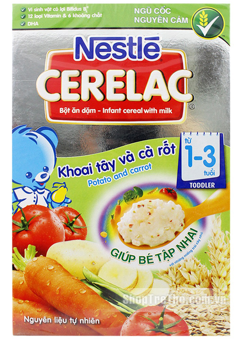 Bột dinh dưỡng Nestle Cerelac ngũ cốc trái cây
