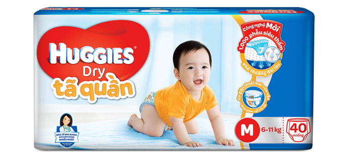 Bỉm quần Huggies M40