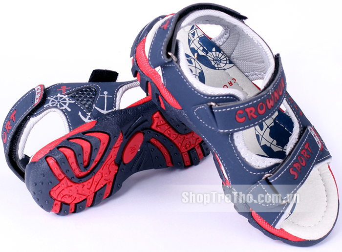 Dép sandal cao cấp Crown cho bé trai 