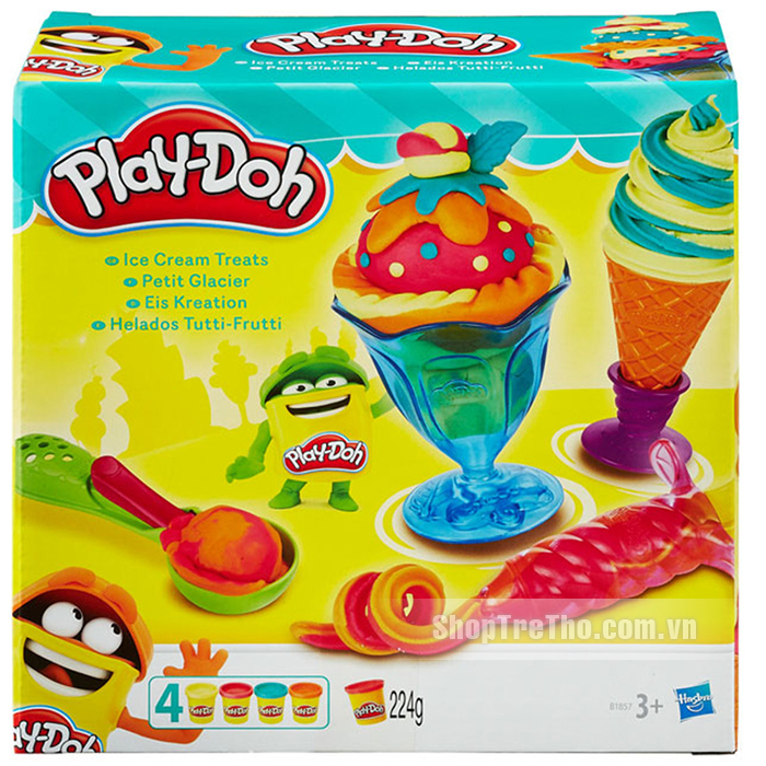 Đất nặn Play-Doh dụng cụ làm kem đơn giản B1857