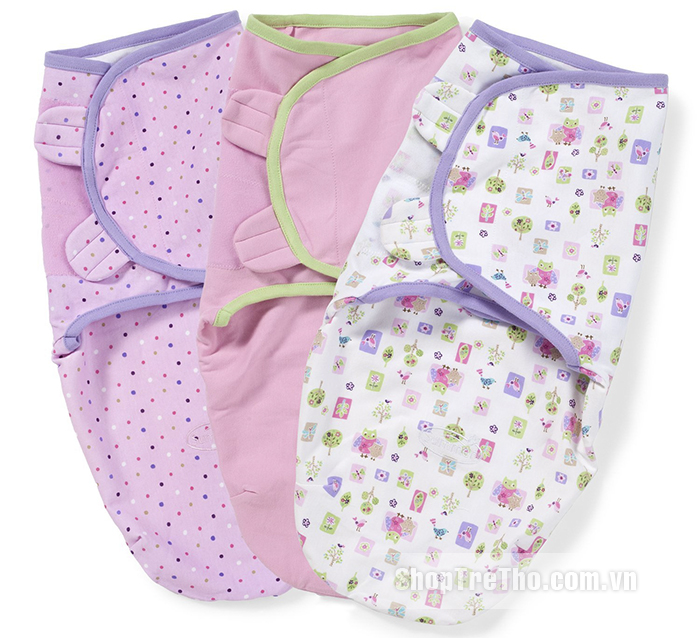 Chăn quấn Summer Pink (3 chiếc) SM73985