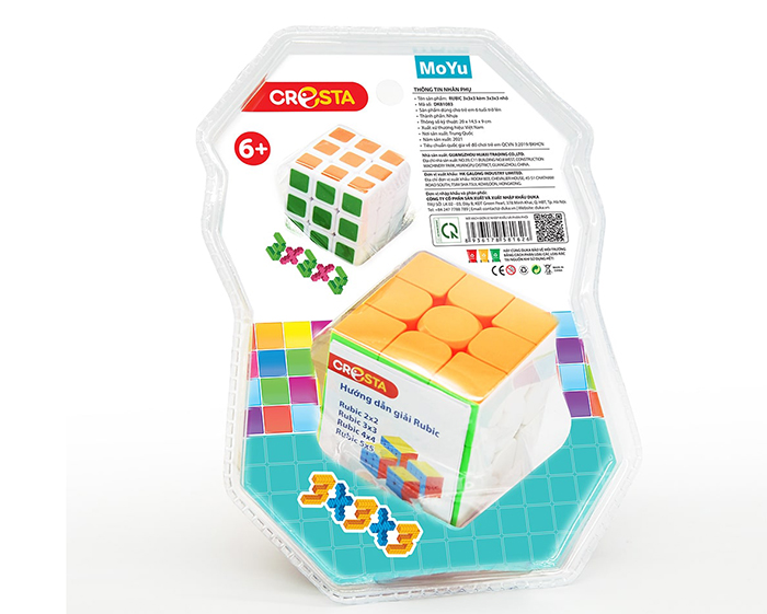 Đồ chơi Rubik 3x3x3 Kèm Rubic Nhỏ 3x3x3 DK81083