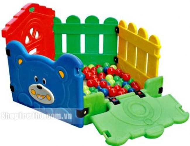 Bể bóng 5 mảnh hình gấu teddy HVS-715 (YG014-5)