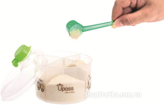 Hộp chia sữa Upass BPA free loại tròn UP8005C