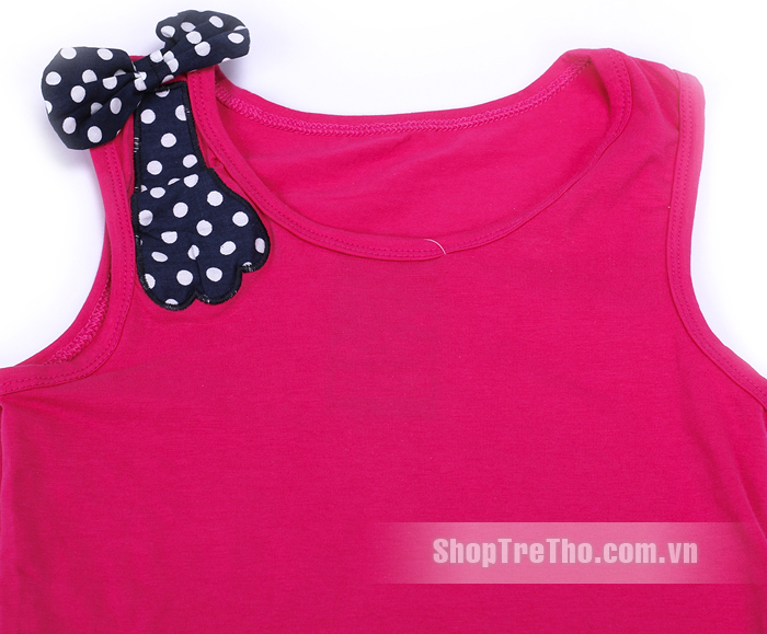 Áo ba lỗ điệu đà cho bé gái size S6