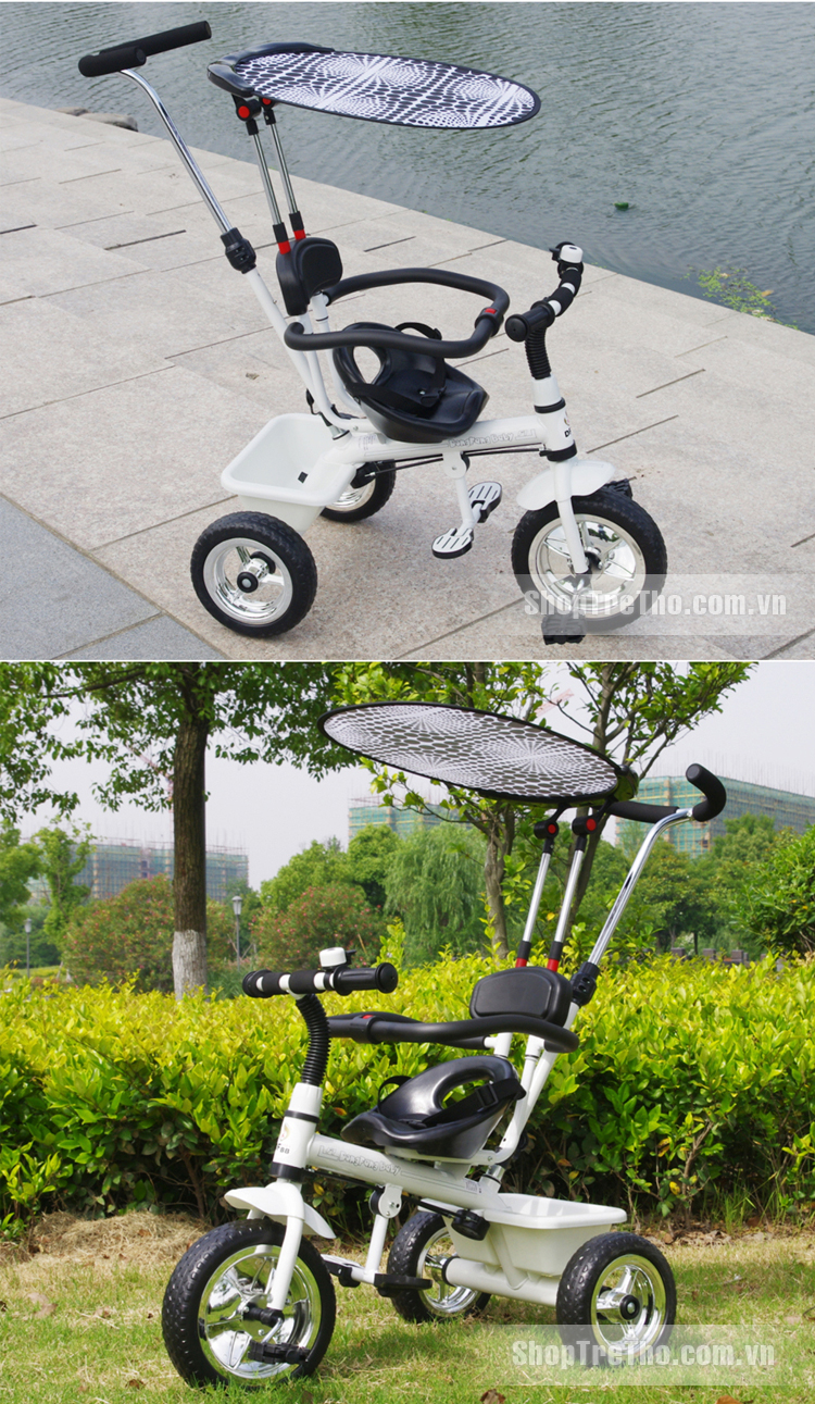 Xe đẩy 3 bánh cho bé T301 nhiều màu