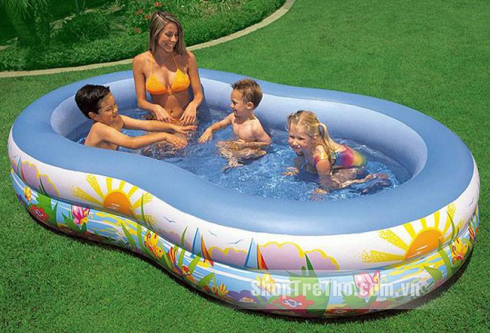 Bể bơi phao bầu dục Intex 56490 