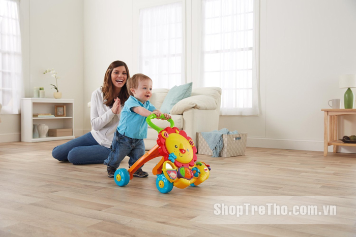 Xe tập đi sư tử Fisher Price Y9854 Musical Lion Walker