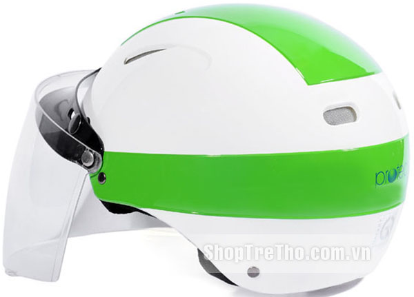 Mũ bảo hiểm Protec Disco màu xanh lá size L có kính