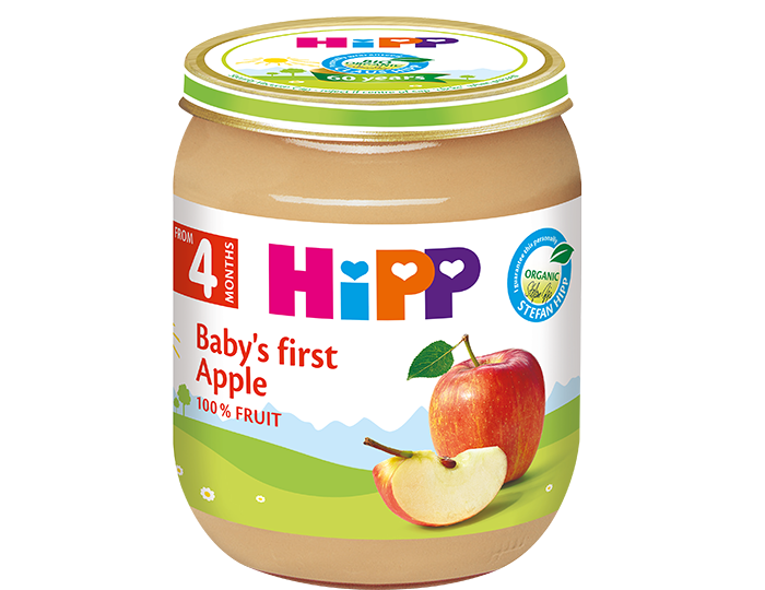 Dinh dưỡng đóng lọ HiPP Táo ăn dặm khởi đầu 4233 (125g)