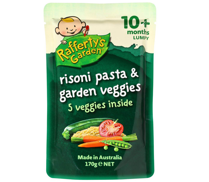 Mì ống Risoni & các loại rau củ Rafferty's Garden (10m+) 