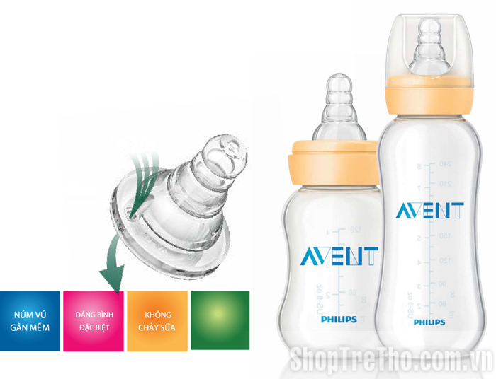 Bình sữa Avent cổ hẹp 300ml