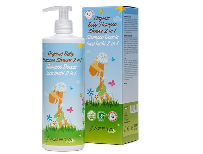 Dầu tắm gội Azeta Bio Organic 2in1 (200ml)