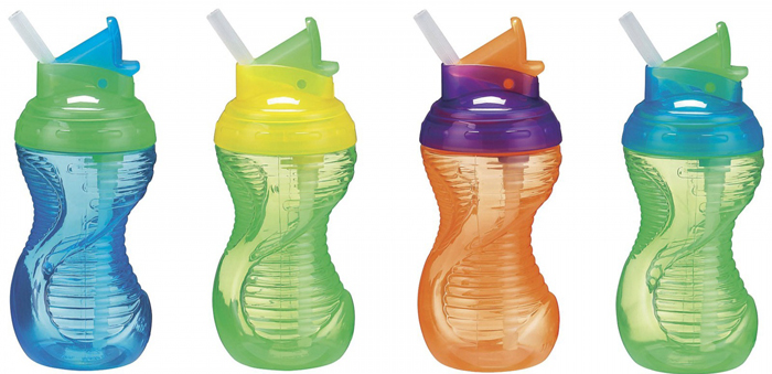 Cốc ống hút Munchkin 40523 có nắp nhiều màu