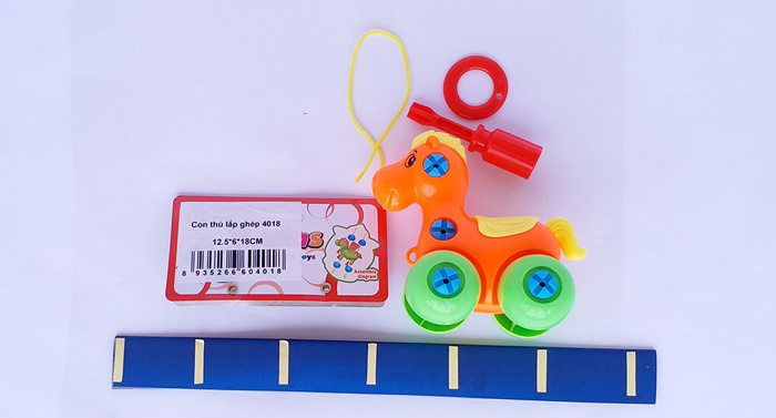 Đồ chơi chú ngựa lắp ghép 4018