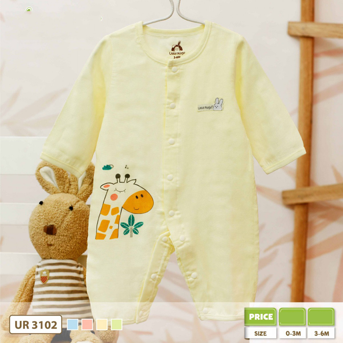 Body dài tay vải xô Uala & Rogo UR3102