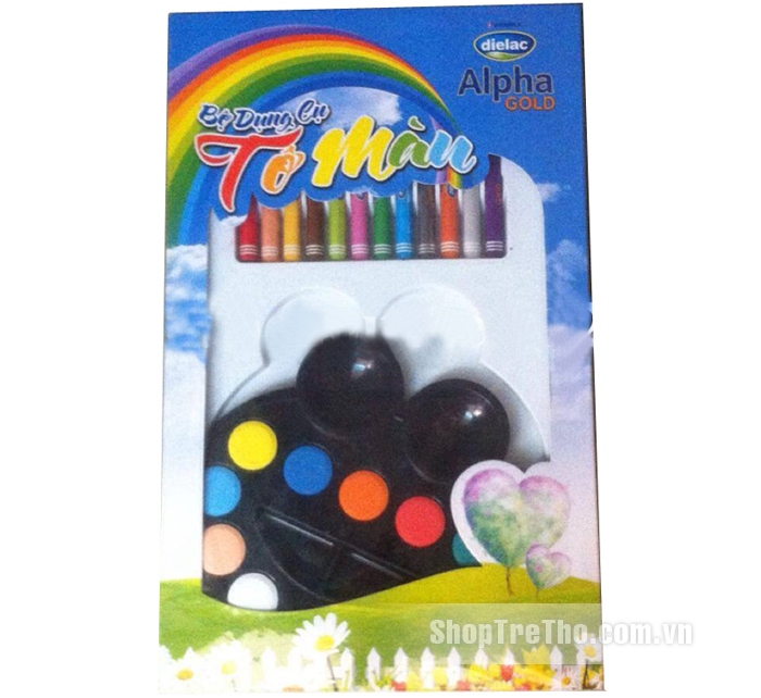Bộ dụng cụ tô màu Dielac