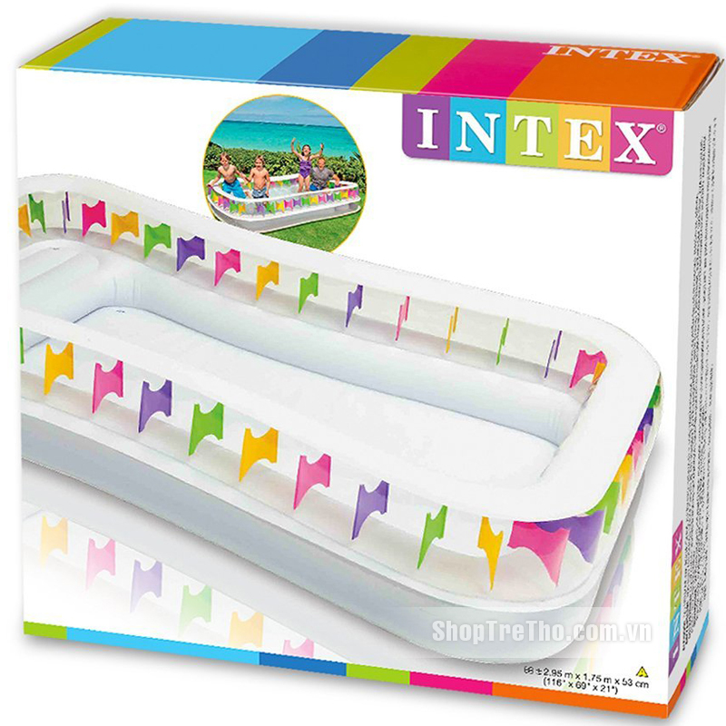 Bể bơi gia đình sắc mầu Intex 57477 