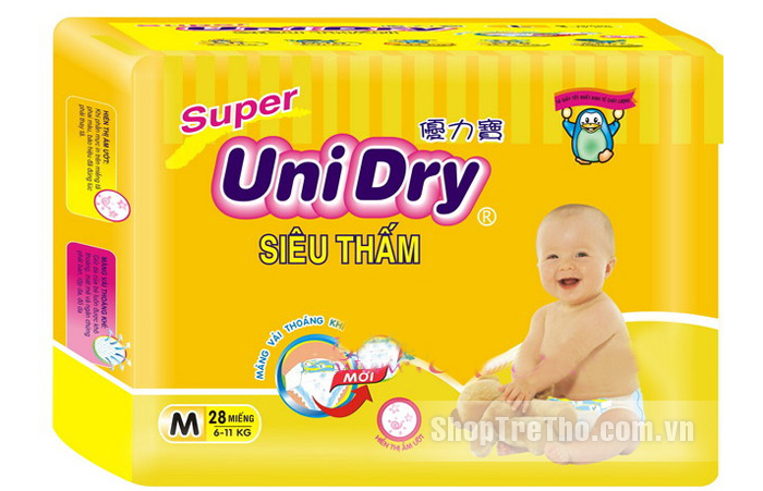 Tã dán UniDry M28 cho trẻ từ 6 - 11kg