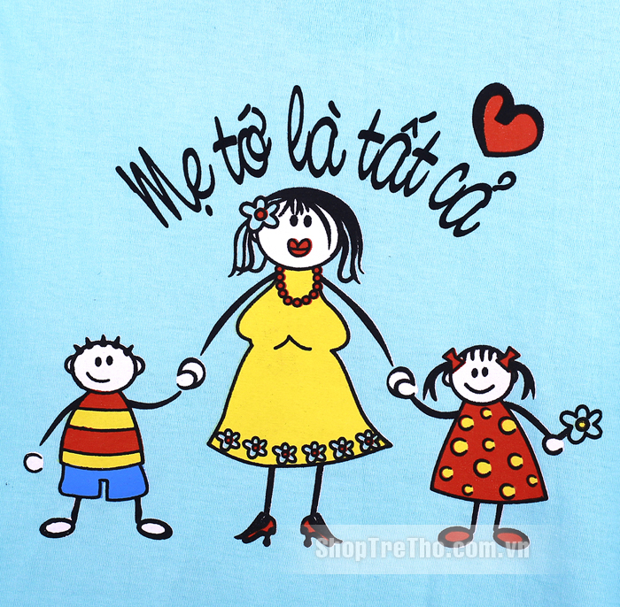 Áo ba lỗ I love Mama, Papa