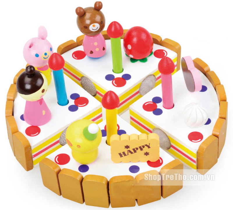 đồ chơi bộ bánh sinh nhật mother garden 77A