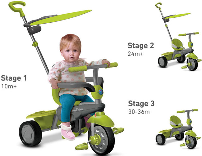 Xe 3 bánh cảm ứng Smart Trike Carnival 3 trong 1