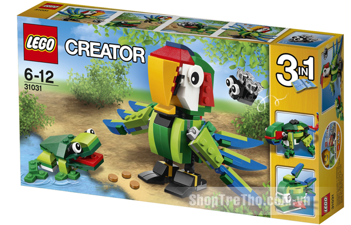 Đồ chơi lego 31031 - Động vật rừng nhiệu đới