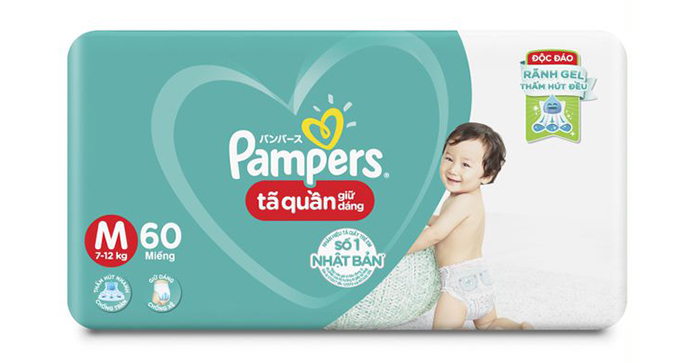 tã quần Pampers Giữ Dáng M60