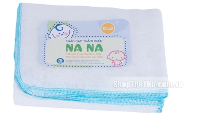 Khăn sữa sơ sinh Nana 4 lớp loại trung