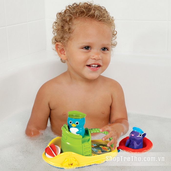 Đồ chơi tàu kéo Munchkin 15601 Tug along boat