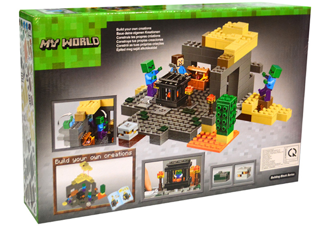 Hộp lắp ráp lego My World 10390