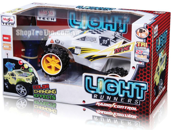 Xe điều khiển từ xa ban đêm Light Runners - Maisto 81202