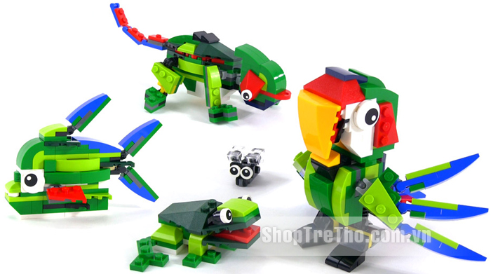 Đồ chơi lego 31031 - Động vật rừng nhiệu đới