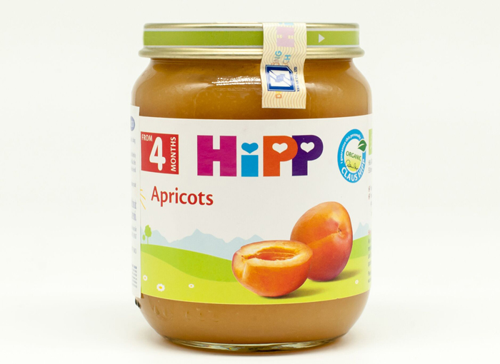 Dinh dưỡng đóng lọ HiPP mơ tây (125g)
